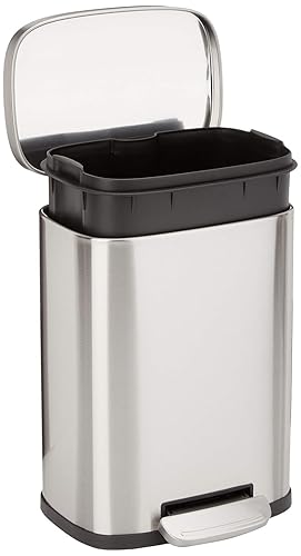 Smudge Resistant Mini Rectangular Trash Can